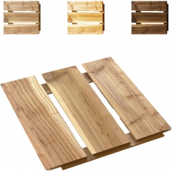 1m2 Podest 30x30cm - drewniany panel modrzewiowy (11 sztuk)