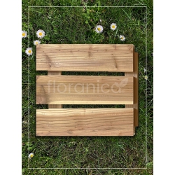 Podest 30x30cm - drewniany panel modrzewiowy