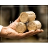 Brykiet drzewny 100% prasowany brykiet z drewna okrągły Brykiet Ekologiczny 20kg w kartonie idealny do kominka