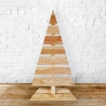 Dekoracja świąteczna Drewniana choinka modrzew Wysokość 92 cm Szerokość 45 cm Dekoracyjna choinka dekoracja stołu